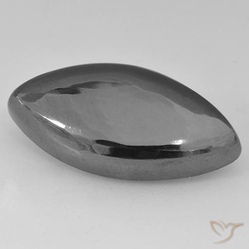 19.85ct Natural cinza médio Hematita, Marquesa, Opaco