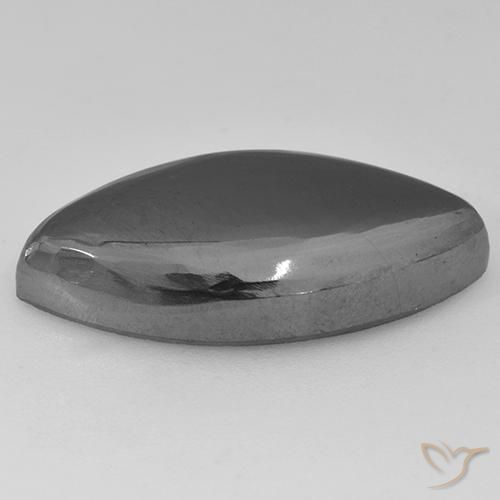 Hematita cinza médio Natural 19.85ct, Marquesa, Opaco