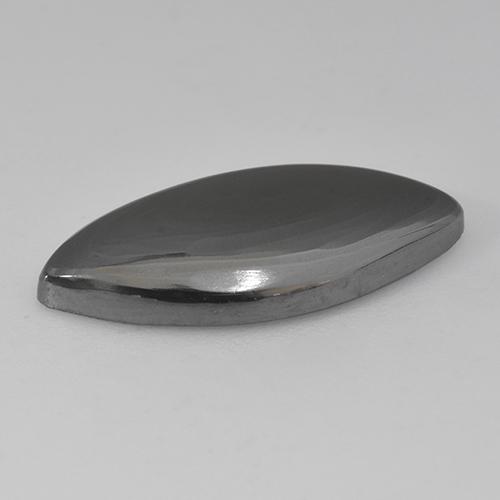 Hematita cinza natural 10,23ct, marquise, opaco
