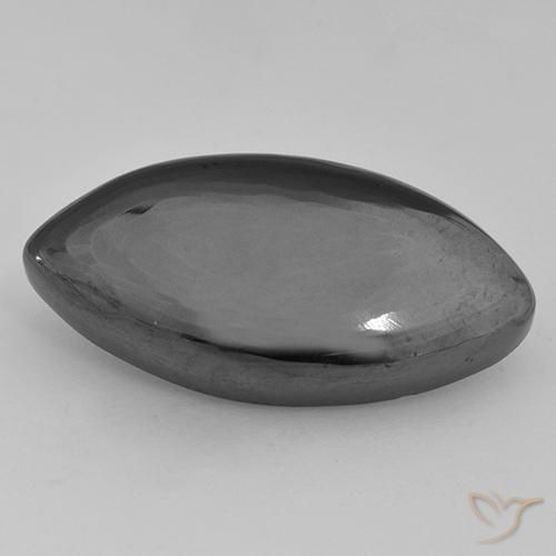 Hematita cinza médio Natural 21.59ct, Marquesa, Opaco