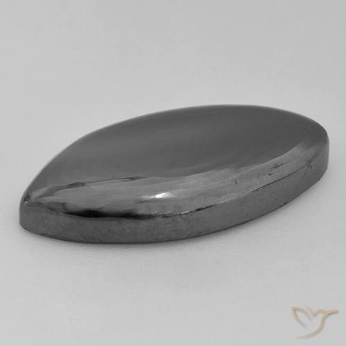 Hematita cinza médio Natural 21.59ct, Marquesa, Opaco