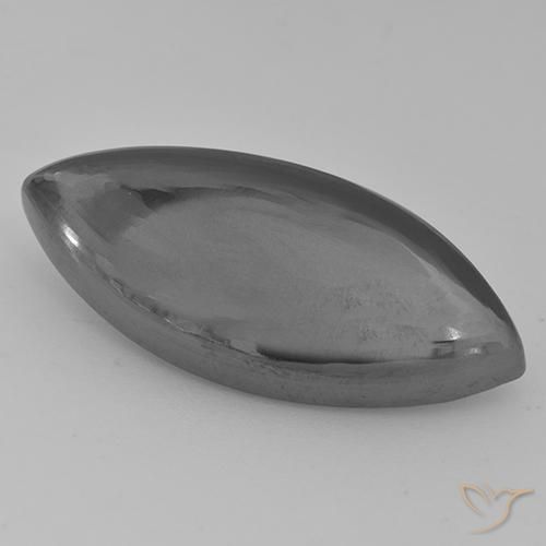 Hematita cinza médio Natural 29.54ct, Marquesa, Opaco