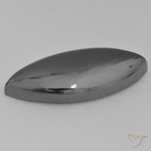 Hematita cinza médio Natural 29.54ct, Marquesa, Opaco