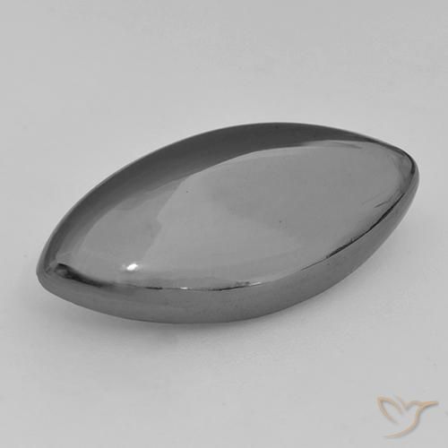 19.34ct Natural cinza médio Hematita, Marquesa, Opaco
