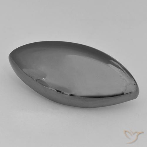 Hematita cinza médio Natural 19.34ct, Marquesa, Opaco