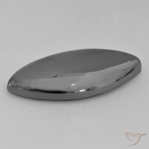 Hematita cinza médio Natural 19.34ct, Marquesa, Opaco