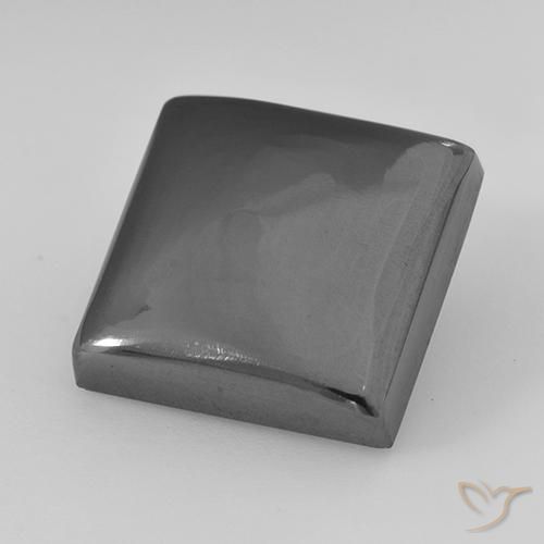 Hematita Cinza prateado Natural 21.47ct, Quadrado, Opaco
