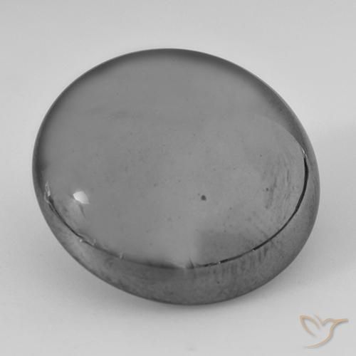 Hematita Cinza prateado Natural 40.78ct, Redondo, Opaco