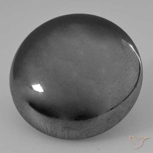 Hematita cinza médio Natural 38.17ct, Redondo, Opaco