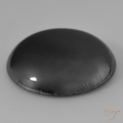 Hematita cinza médio Natural 38.17ct, Redondo, Opaco