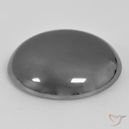 Hematita cinza médio Natural 39.41ct, Redondo, Opaco
