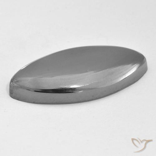 Hematita cinza médio Natural 14.86ct, Marquesa, Opaco