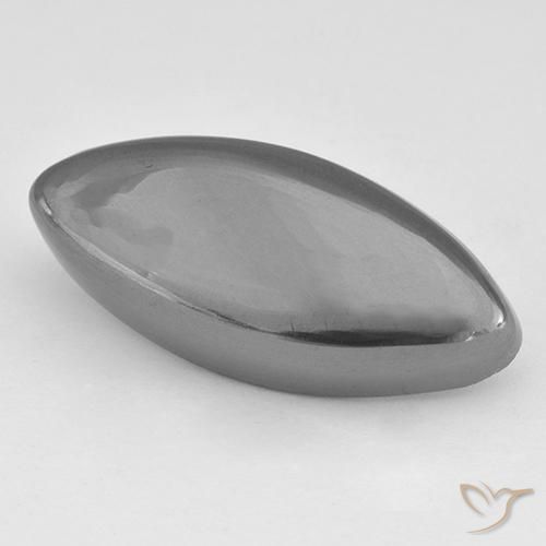Hematita cinza médio Natural 23.44ct, Marquesa, Opaco