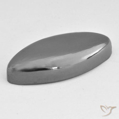 Hematita cinza médio Natural 23.44ct, Marquesa, Opaco