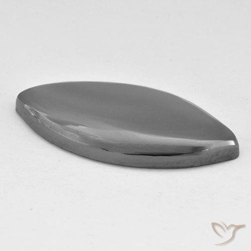 Hematita Cinza prateado Natural 18.06ct, Marquesa, Opaco