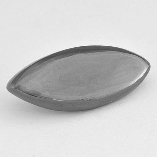 Hematita cinza natural 7,98ct, marquise, opaco