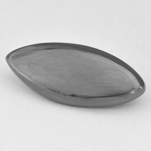 Hematita cinza natural 7,98ct, marquise, opaco