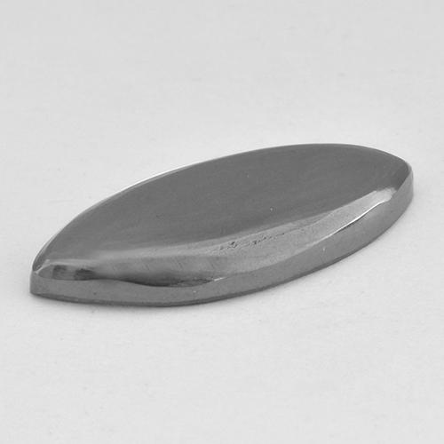 Hematita cinza natural 7,98ct, marquise, opaco