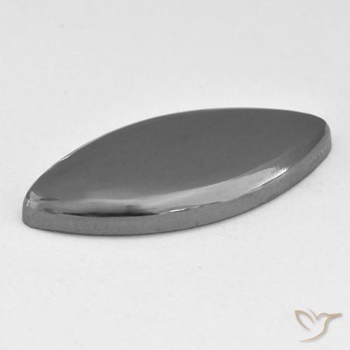 Hematita Cinza prateado Natural 14.60ct, Marquesa, Opaco