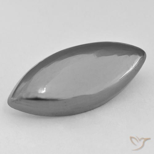 16.06ct Natural Cinza prateado Hematita, Marquesa, Opaco