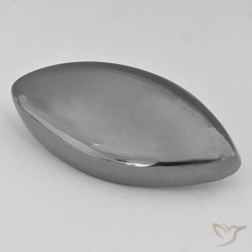 Hematita cinza médio Natural 29.62ct, Marquesa, Opaco
