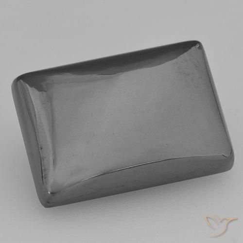 Hematita cinza médio Natural 13.17ct, baguete, Opaco