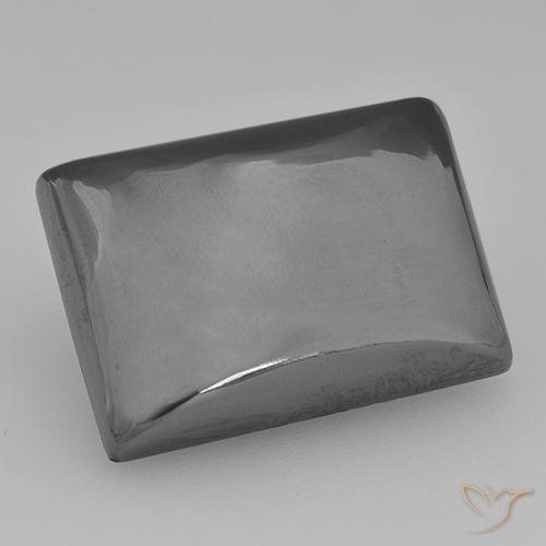 27.45ct Natural cinza médio Hematita, baguete, Opaco