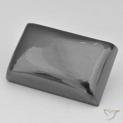 Hematita cinza médio Natural 32.31ct, baguete, Opaco