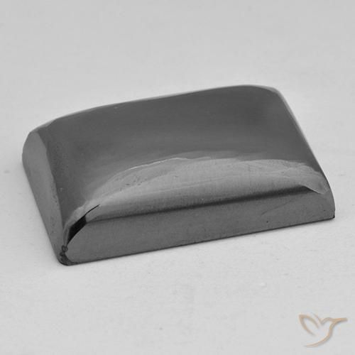 Hematita cinza médio Natural 32.31ct, baguete, Opaco