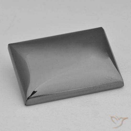 28.42ct Natural cinza médio Hematita, baguete, Opaco