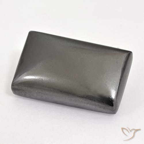 Hematita cinza médio Natural 14.67ct, baguete, Opaco