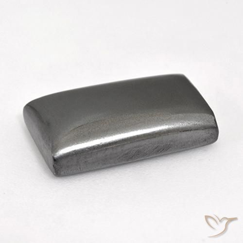 Hematita cinza médio Natural 14.67ct, baguete, Opaco