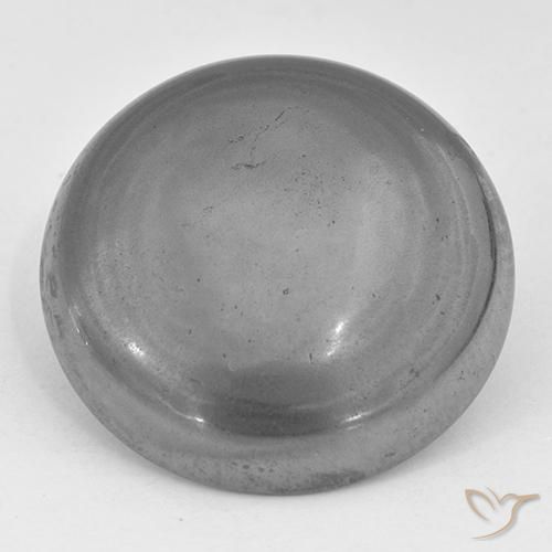 38.65ct Natural cinza médio Hematita, Redondo, Opaco
