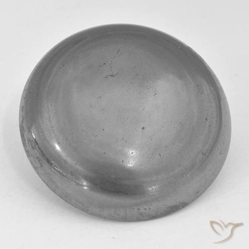 Hematita cinza médio Natural 38.65ct, Redondo, Opaco