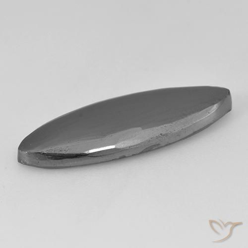 Hematita cinza médio Natural 12.87ct, Marquesa, Opaco