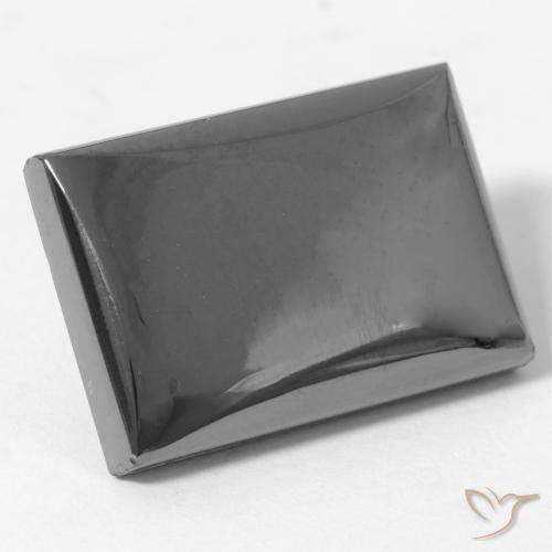 Hematita cinza médio Natural 29.30ct, baguete, Opaco