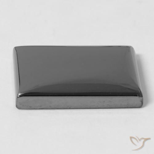 Hematita cinza médio Natural 29.30ct, baguete, Opaco