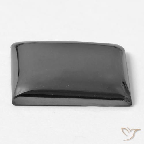 Hematita cinza médio Natural 21.73ct, baguete, Opaco