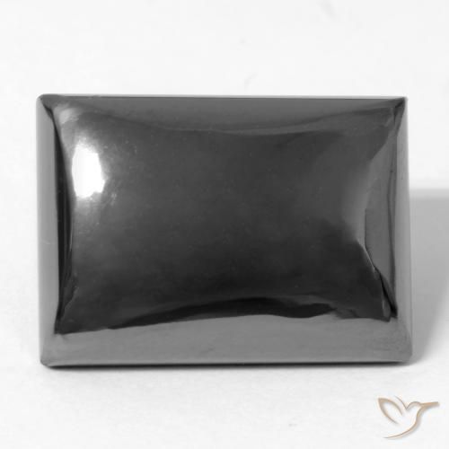 21.12ct Natural cinza médio Hematita, baguete, Opaco