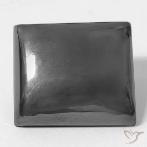 28.31ct Natural cinza médio Hematita, baguete, Opaco