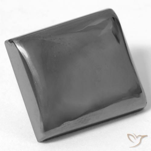 Hematita cinza médio Natural 28.31ct, baguete, Opaco