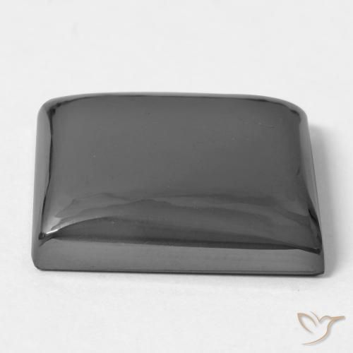 Hematita cinza médio Natural 28.31ct, baguete, Opaco