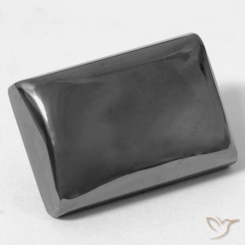 Hematita cinza médio Natural 24.41ct, baguete, Opaco