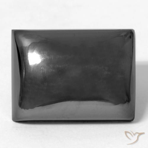 26.64ct Natural cinza médio Hematita, baguete, Opaco