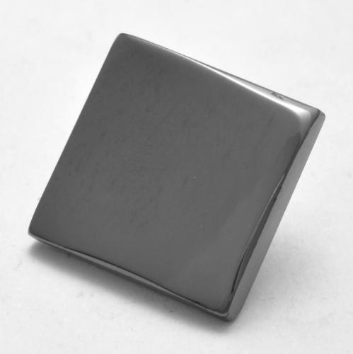 Hematita cinza natural 6,14ct, quadrado, opaco
