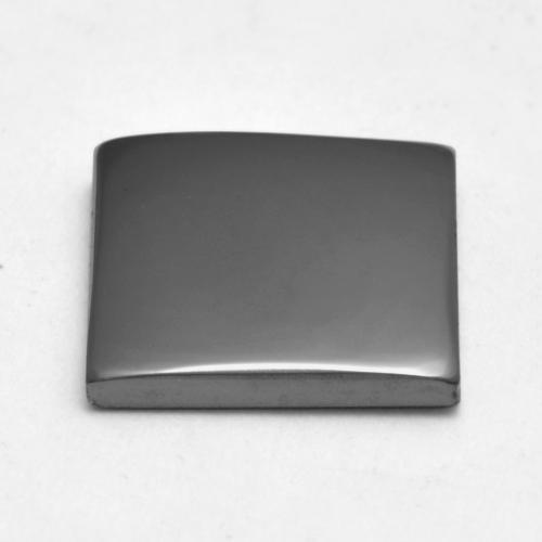Hematita cinza natural 6,14ct, quadrado, opaco
