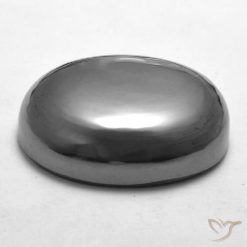 Hematita Cinza Natural 33.01ct, oval, Opaco