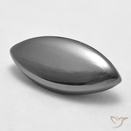 Hematita cinza médio Natural 25.87ct, Marquesa, Opaco