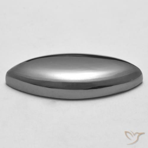 Hematita cinza médio Natural 25.87ct, Marquesa, Opaco