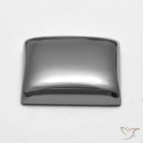 Hematita Cinza prateado Natural 23.09ct, Quadrado, Opaco